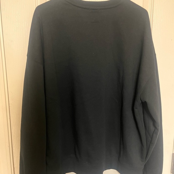 RSQ Black Crewneck Sweater with Textured Knit - Picture 4 of 5